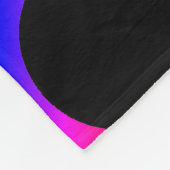 Rainbow- en zwarte pooldots en stripes Blanket Fleece Deken (Hoek)