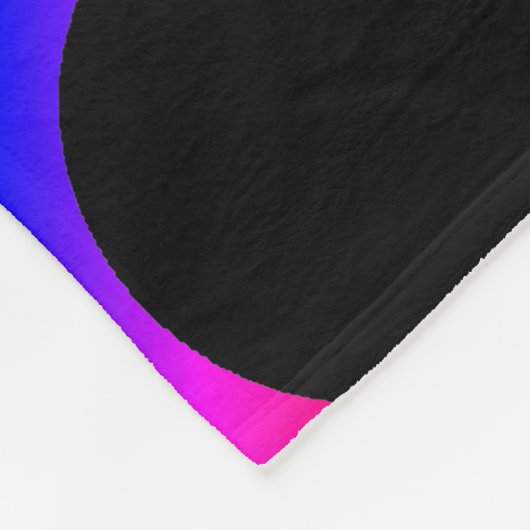 Rainbow- en zwarte pooldots en stripes Blanket Fleece Deken (Hoek)