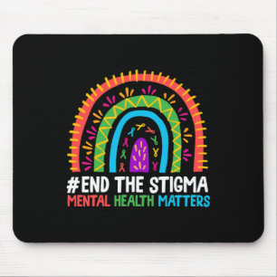 Rainbow End Het Stigma Geestelijke Gezondheidsprob Muismat