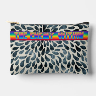Rainbow Enemy In Zip Up Cosmetische Tas