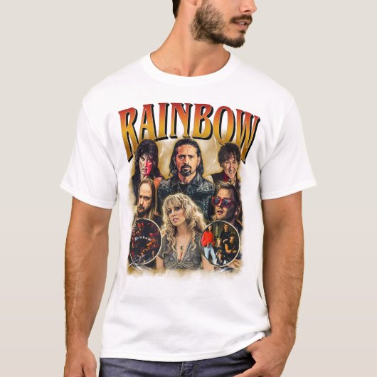 Rainbow - English hard rock band T-shirt (Voorkant)