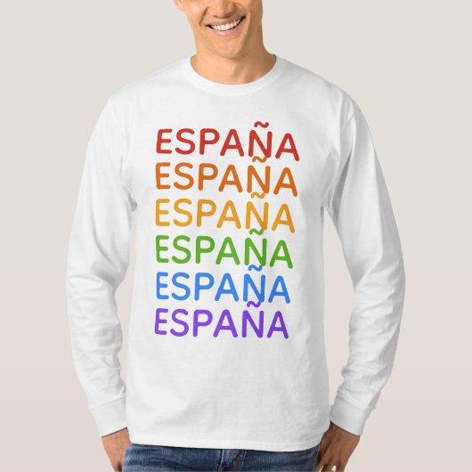 Rainbow España Spanje shirten & jassen T-shirt (Voorkant)