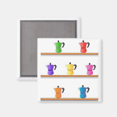 Rainbow Espresso Magnet 15 (Voorkant / Achterkant)