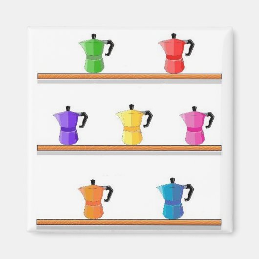 Rainbow Espresso Magnet 15 (Voorkant)