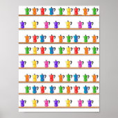 Rainbow Espresso Poster (Voorkant)