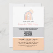 Rainbow Essential Oil Drops Class Kaart (Voorkant)