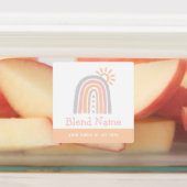 Rainbow Essential Oil Roller Flessenlabels Labels (Aangebracht)