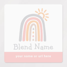 Rainbow Essential Oil Roller Flessenlabels Labels