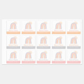 Rainbow Essential Oil Roller Flessenlabels Labels (Vel)