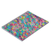 Rainbow esthetische Abstracte print Notitieboek (Linkerzijde)