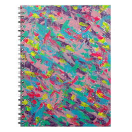 Rainbow esthetische Abstracte print Notitieboek