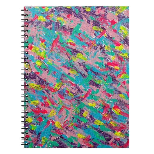 Rainbow esthetische Abstracte print Notitieboek (Voorkant)