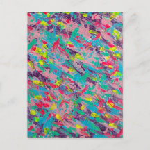 Rainbow esthetische Abstracte schilderij