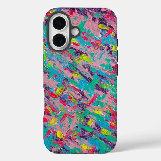 Rainbow esthetische Abstracte schilderij Case-Mate iPhone Case (Achterkant)