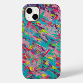 Rainbow esthetische Abstracte schilderij iPhone 16 Hoesje