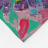 Rainbow esthetische Abstracte schilderij Fleece Deken (Hoek)