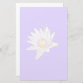 Rainbow Etching Lotus briefpapier (Voorkant / Achterkant)