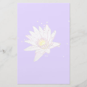 Rainbow Etching Lotus briefpapier