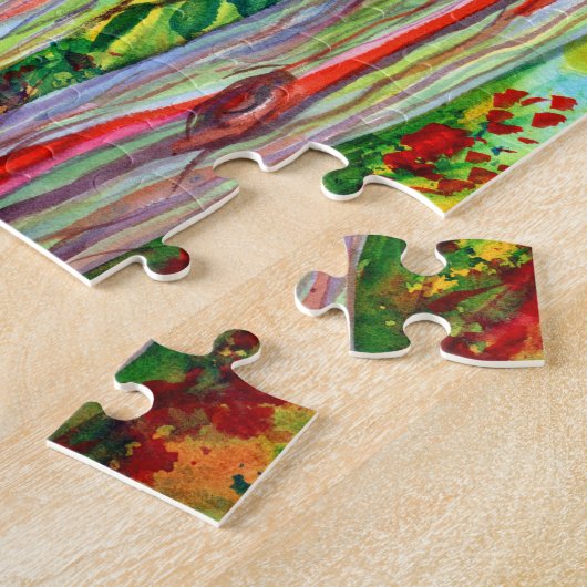 Rainbow Eucalyptus Forest 2 Legpuzzel (Zijkant)