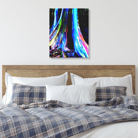 RAINBOW EUCALYPTUS TREE canvas (Insitu (Slaapkamer))