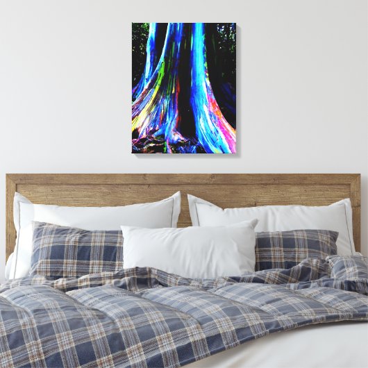 RAINBOW EUCALYPTUS TREE canvas (Insitu (Slaapkamer))