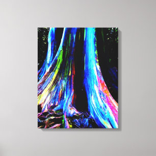 RAINBOW EUCALYPTUS TREE canvas Afdruk