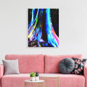 RAINBOW EUCALYPTUS TREE canvas Afdruk (Insitu (Woonkamer))
