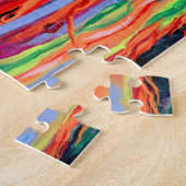 Rainbow Eucalyptus Tree uit Kauai Puzzle Legpuzzel (Zijkant)