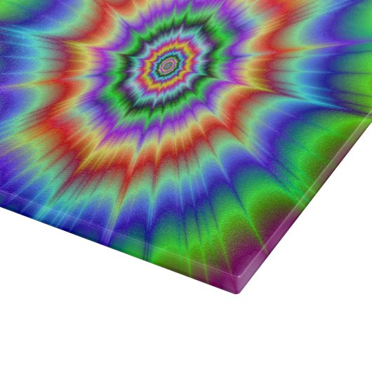 Rainbow Explosion Cutting Board Snijplank (Hoek)