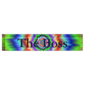 Rainbow Explosion Desk Name plate Naambordje (Voorkant)
