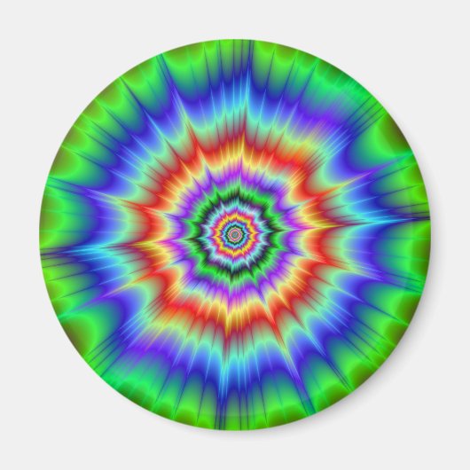 Rainbow Explosion Magnet (Voorkant)