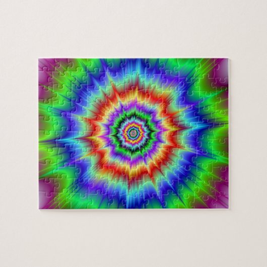 Rainbow Explosion Puzzle Legpuzzel (Horizontaal)