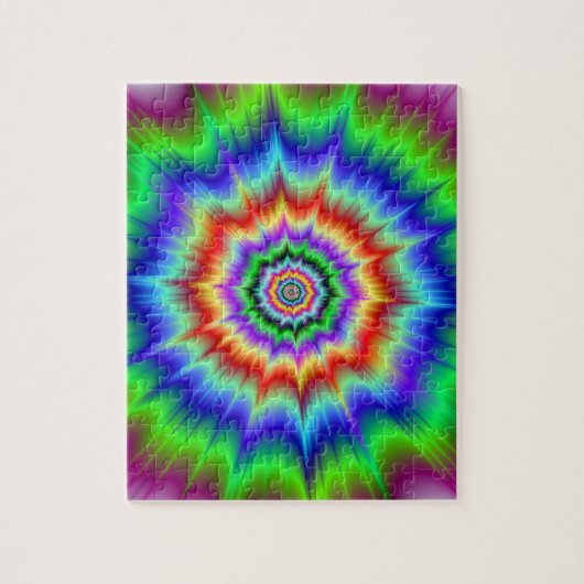 Rainbow Explosion Puzzle Legpuzzel (Verticaal)