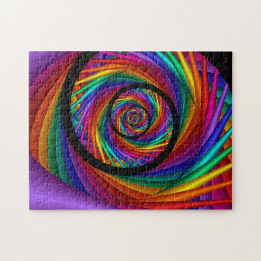 Rainbow EYE Fractal Legpuzzel (Horizontaal)