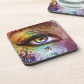 Rainbow Eye Love & Light Onderzetter (Linkerzijde)