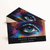 Rainbow Eye Make-up Artiest Schoonheidssalon Visitekaartje