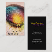 Rainbow Eyes Makeup Artist Visitekaartje (Voorkant / Achterkant)