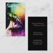 Rainbow Eyes Makeup Artist Visitekaartje (Voorkant / Achterkant)