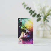 Rainbow Eyes Makeup Artist Visitekaartje (Staand voorkant)