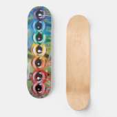 Rainbow Eyez Drip Skateboard (Voorkant)