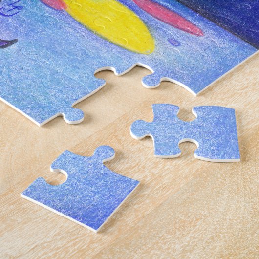 Rainbow Faerie Unicorn Legpuzzel (Zijkant)