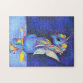 Rainbow Faerie Unicorn Legpuzzel (Horizontaal)
