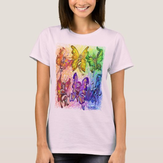 Rainbow Faeries T-Shirt (Voorkant)