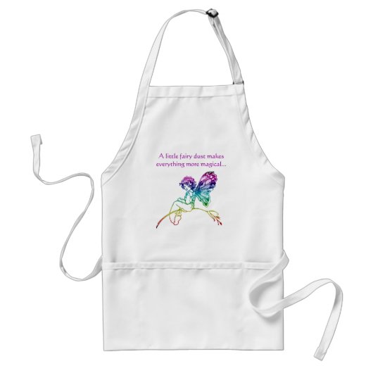 Rainbow Fairy apron Standaard Schort (Voorkant)