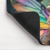 Rainbow Fairy Black Dragon Design Muismat (Hoek)