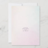 Rainbow Fairy Boho Arch Birthday Party Girl Kaart (Achterkant)