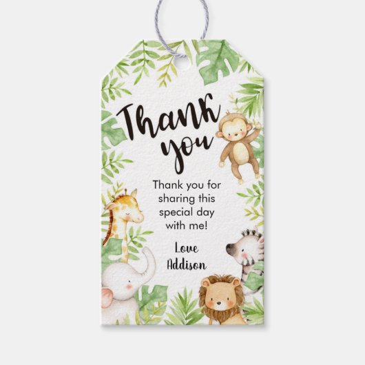 Rainbow Fairy Favor Tags Cadeaulabel (Voorkant)