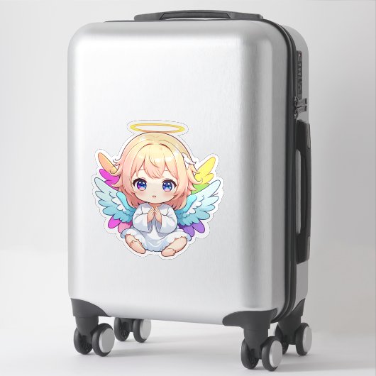 Rainbow Fairy Girl Sticker (Koffer)