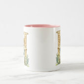 Rainbow Fairy Initiaal 'H' Tweekleurige Koffiemok (Center)