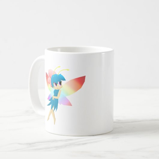Rainbow Fairy Koffiemok (Voorkant links)